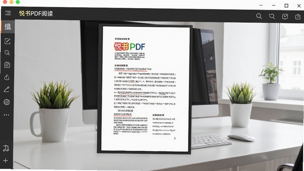 ����PDF�Ķ����������ͼ��չʾ�����ĵ�Ԥ���͹��������֣�����Ϊ�ִ��칫���棬��������