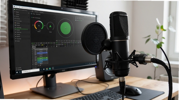 High+quality+microphone+recording+on+computer+with+Recording+La+software+interface