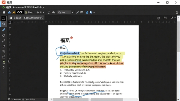 ��꿸߼�PDF�༭��OCRʶ���ܣ�ɨ���ĵ���ʶ����ʾ�ɱ༭�ı���ʶ����������ʾ