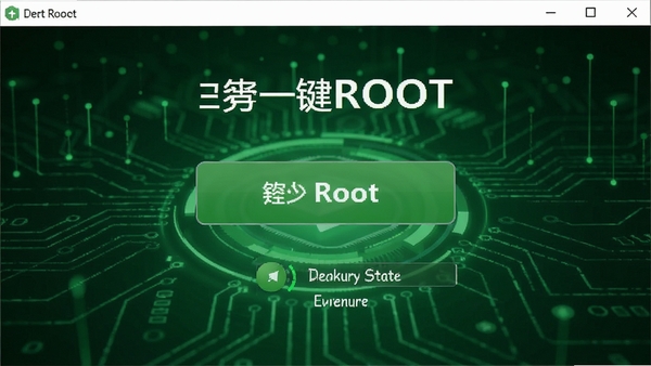ǿ��һ��ROOT�����������ͼ��չʾһ��Root��ť���豸����״̬��������ִ�����ɫ�Ƽ��б�����������Ⱦ
