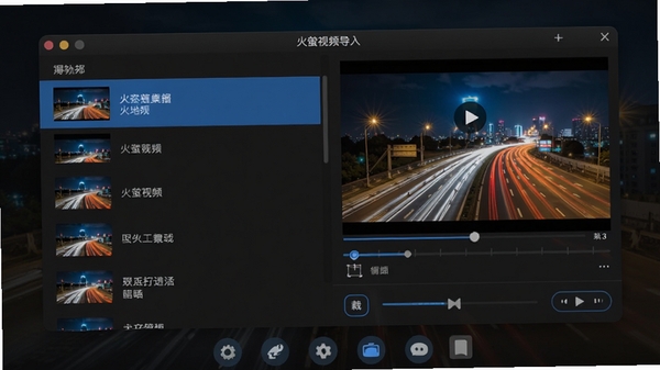 ��ө��Ƶ���汾����Ƶ������棬����Ϊ��ɫ���棬������ʾ�������Ƶ�ļ��б����Ҳ��в���Ԥ�����ڣ���Ƶ����Ϊ����ҹ����ʱ��Ӱ�������вü�ʱ�����ѭ������ѡ�������רҵ��࣬��ɫ�߹��׺