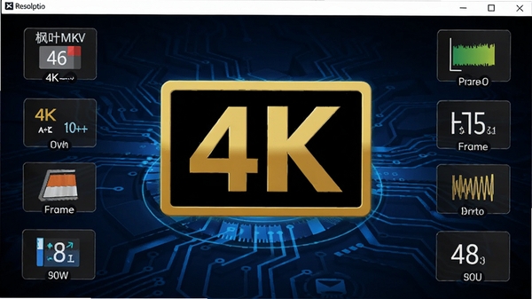 ��ҶMKV��Ƶת��������4K��������Ƶ����������������ʾһ���޴��4K��־����Χ�����Ÿ�����Ƶ����ͼ�꣬��ֱ��ʡ�֡�ʡ����ʵȣ�����Ϊ����ɫ�Ƽ�������ͻ�������崦������