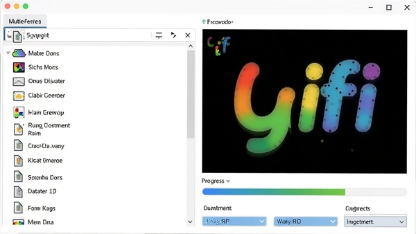 �߲�ɫgif��̬ͼ�������������������棬���ļ��б���ת���������������ʽѡ��