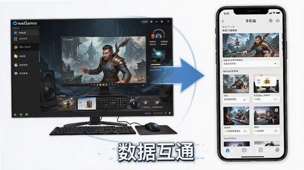 һ�ŶԱ�ͼ������ǵ��Զ�WeGame���棬�Ҳ����ֻ���APP���棬�м���ͬ����ͷ���ӣ��·��С����ݻ�ͨ��������ֱ��չʾ���豸ʹ�ó���