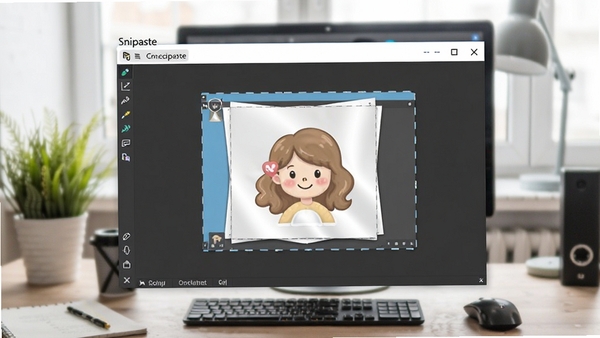 Snipaste������ʾ��ͼ��չʾ��ͼ����ͼ�����������Ч��������Ϊ������������������������࣬ɫ��������ͻ����ͼ����