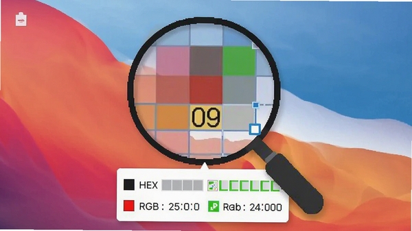 Snipasteȡɫ���Ŵ�Ч��ͼ��������ʾ�Ŵ����ظ��·��������չʾHEX��RGBɫֵ������Ϊ����ɫͼ��