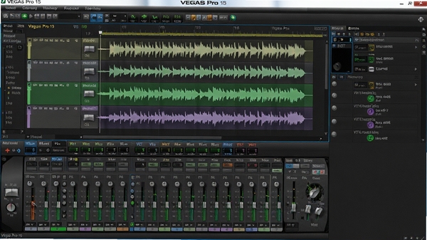 VEGAS Pro 15��Ƶ�༭���棬�����Ƶ������ʾ����������̨��VST�������