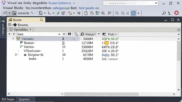 Visual Studio���ԻỰ��ͼ����ʾ�ϵ����С�����ֵ�͵��ö�ջ����������չʾ���Թ�����