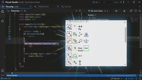Visual Studio����༭�͵��Դ��ڣ���ʾ��ݼ���ʾ�򣬱����д���Ͷϵ㣬��Ч�ִ�