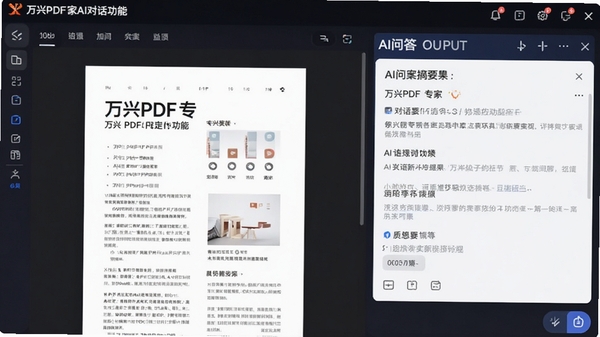 ����PDFר��AI�Ի����ܽ��棬���ΪPDF�ĵ����Ҳ�ΪAI�ʴ����ժҪ���