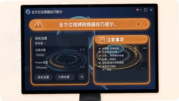 ȫ��λ��Ƶת����������ʾ���棬��ʾ�Ż����ú�ע���������Ϊ��ܰ�ĳ�ɫ��ʾ����