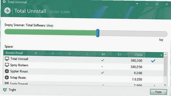 Total Uninstall ���ɨ����棬����ɨ��������������ʾ��������ɨ�����б���������רҵ����ɫ����ɫ���䡣