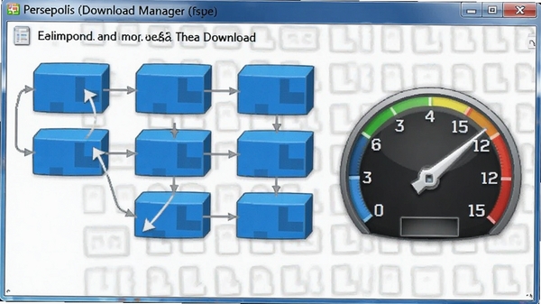 Persepolis Download Manager���߳�����ʾ�⶯������ʾ�ļ����ָ�Ϊ�����ɫ���ݿ�ͬʱ���أ��ٶ��Ǳ���ָ���������