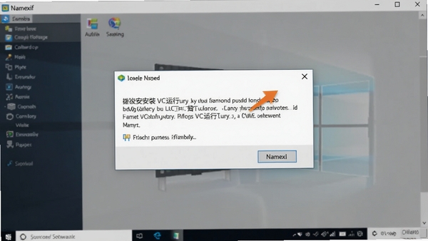 Namexif������Windowsϵͳ����ʾ�������ȱʧ�ĵ���������Ϊ���������棬��������ʾ��Ҫ��װVC���п⣬���Լ򵥵ļ�ͷָʾ˵�������������
