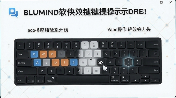 Blumind������ݼ�����ʾ��ͼ��չʾ���̰����빦�ܶ�Ӧ��ϵ��ͻ����Ч��������