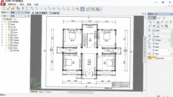 �Ƴ�CAD��ͼ�����������ͼ��չʾ��һ�Ž���ƽ��ͼ�����ͼ��������Ҳ��������ע������