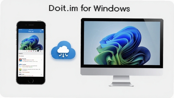 һ��չʾDoit.im for Windows���ֻ��͵�����ͬ��ʹ�õ�ʾ��ͼ�����Ϊ�ֻ��˽��棬�Ҳ�Ϊ���Զ˽��棬�м�����ͼ�����ӣ�����Ϊǳ��ɫ��ͻ�����ͬ���ĸ���