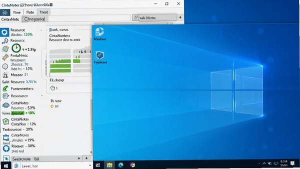 CintaNotes���л������Ż�����ʾ��ͼ��չʾ������Windowsϵͳ�е���������״̬������Ϊϵͳ�����������ʾ�ϵ͵���Դռ��