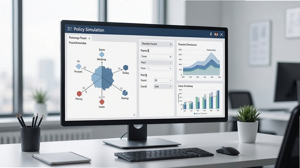 Policy Simulation��������չʾ����������ģ�͹�����������������ͼ��������Ϊ�ִ��칫���棬������רҵ����