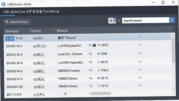USB�������ػ����豸�����־���棬չʾ������ʽ��ʱ�䡢�豸��������¼�����רҵ��������ɸѡ����