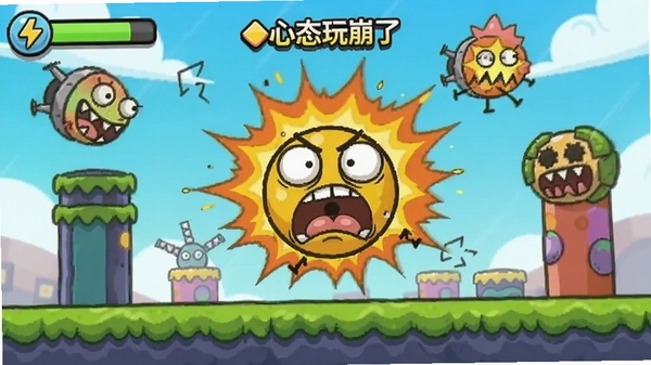 ��̬�������Ϸ�������ͼ����ͨ���ɫ�����ޣ�һ��������ŵĻ�ɫС�򼴽���ը�������и��ָ���ϰ���