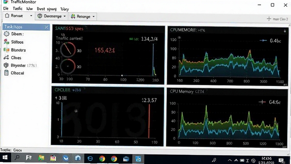 TrafficMonitor�����������ͼ��չʾ������ʵʱ������CPU�ڴ������