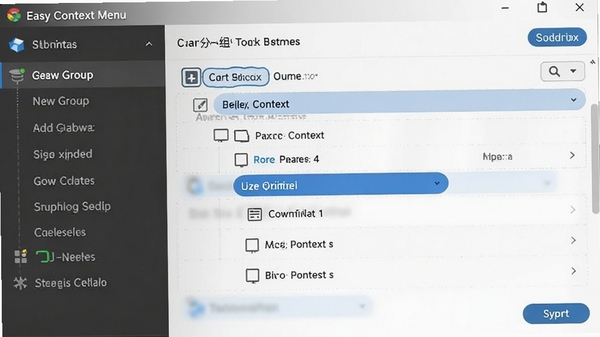 Easy Context Menu�Զ���������ã������·��鲢���ӹ��ܣ�չʾ�����������