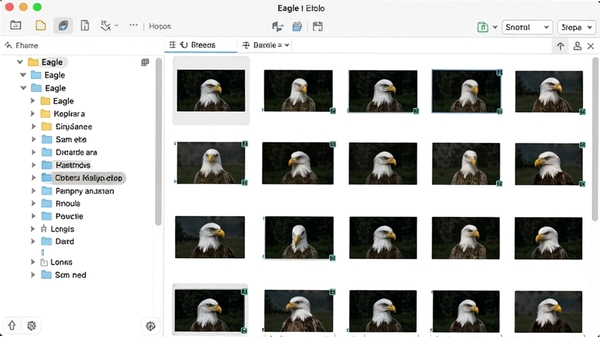 һ��չʾEagle������������زĹ������ܵĽ�ͼ���������࣬���Ϊ�ļ������ǩ�����Ҳ�Ϊ����ͼ�����������ִ���࣬ͻ����Ч������Χ��