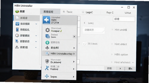 HiBit Uninstallerʹ�ý̳̽�ͼ��չʾ�Ҽ��˵���ж��ѡ��