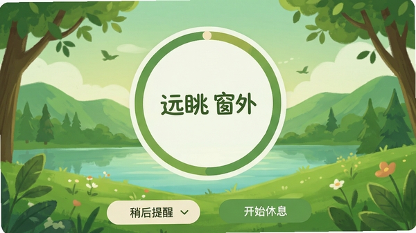 ���۴�ʦ��ʱ��Ϣ���ѽ��棬��ʾһ������ʱԲ��������Ϊ��ɫ��Ȼ�羰���м��С�Զ�����⡱����ʾ���֣���Ʒ����ܰ�Ѻã�����ײ��С��Ժ����ѡ��͡���ʼ��Ϣ����ť