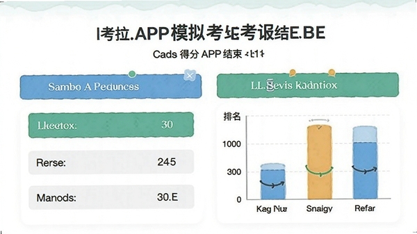 �����ϰ�APPģ�⿼�Խ�����ĳɼ��������棬�����÷֡�����������ά��ͼ