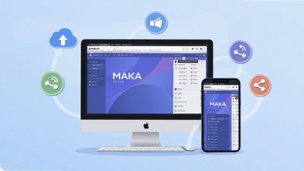 MAKAʹ�ó����廭��һ̨���Ժ�һ���ֻ�ͬʱ��ʾMAKA�༭���棬��Χ���ƴ洢��Э����������ͼ��Ԫ�أ�����Ϊǳ������