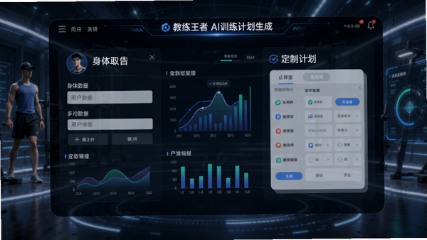 ��������AIѵ���ƻ����ɽ��棬��ʾ�û�������������Ͷ��Ƽƻ�չʾ���Ƽ��б��������ݿ��ӻ�ͼ��