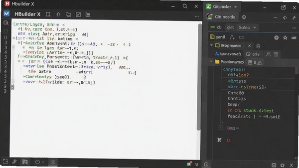 һ��HBuilder X�����ն˺�Git���Ľ�ͼ����ʾ�����в����Ͱ汾�������̣���������רҵ