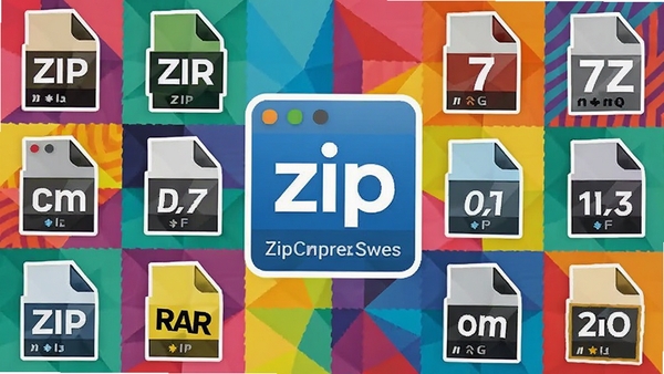 һ��չʾ����ѹ����ʽͼ��Ĵ�ϼ�ͼƬ���������zip��ѹ������ͼ�꣬��Χ����ZIP��RAR��7Z�ȸ�ʽ��ʶ������Ϊ��ʼ���ͼ��ƴ�ӣ�������