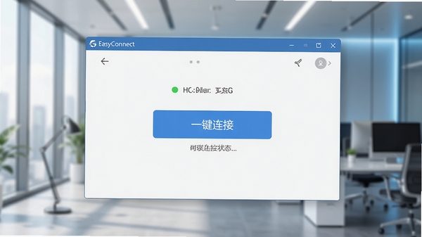 һ��չʾEasyConnect����������ĸ����ͼ����������������ʾ��һ�����ӡ���ť������״ָ̬ʾ������Ϊ�ִ����칫�����������������Ƽ���ǿ������ϸ�壬�ʺ���������ҳ��ʹ�á�