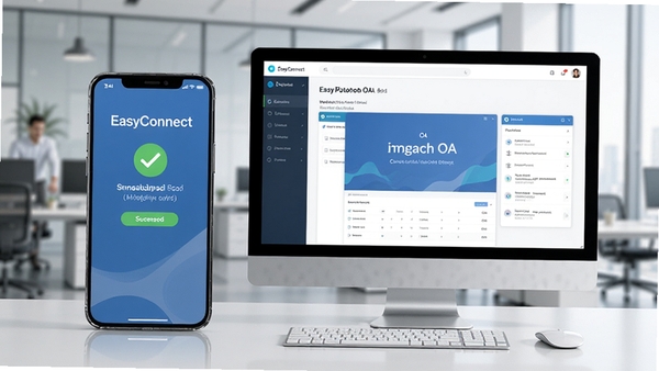һ��չʾEasyConnect���ֻ��͵�����ͬʱ���еĳ���ͼ���ֻ���Ļ��ʾ���ӳɹ����棬������Ļչʾ����OAϵͳ������Ϊ�ִ��칫����������������ͻ����ƽ̨Эͬ�칫���ƣ��ʺ��ƶ��칫����չʾ��