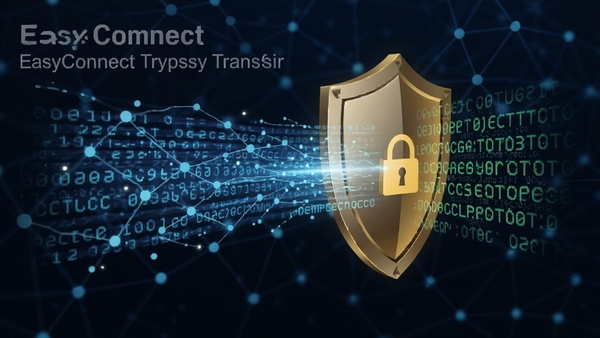 һ��չʾEasyConnect���ܴ�����̵ĳ������ͼ������������������һ����ɫ���ƺ��Ϊ���ܴ��룬����Ϊ����ɫ�Ƽ�����ڵ㣬ͻ����ȫ����ܣ��Ӿ������ǿ���ʺϰ�ȫ����չʾ��
