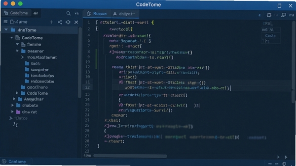 CodeTome�����ͼ�����������ʾ������ļ������Ҳ����༭�������������ִ�����ɫ��Ϊ��