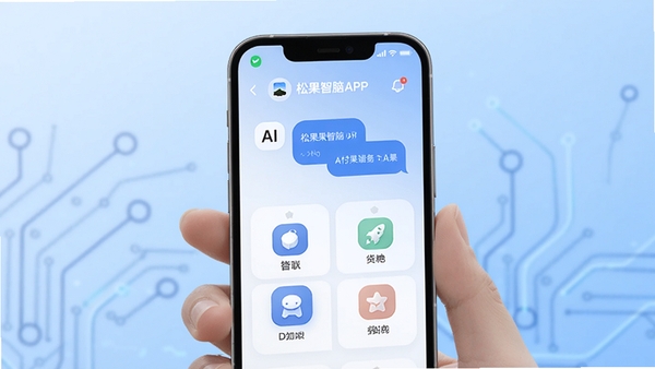 �ɹ�����APP����չʾ���ִ���Լ����ֻ���Ļ����ʾAI�Ի��빦��ģ��ͼ�꣬����Ϊ��͵Ľ�����ɫ���Ƽ������׺�������