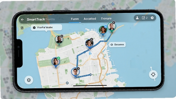 SmartTrackʵʱλ�ù������棬��ͼ����ʾ�������ͷ��λ�ã�����·�߹滮����������ֱ��