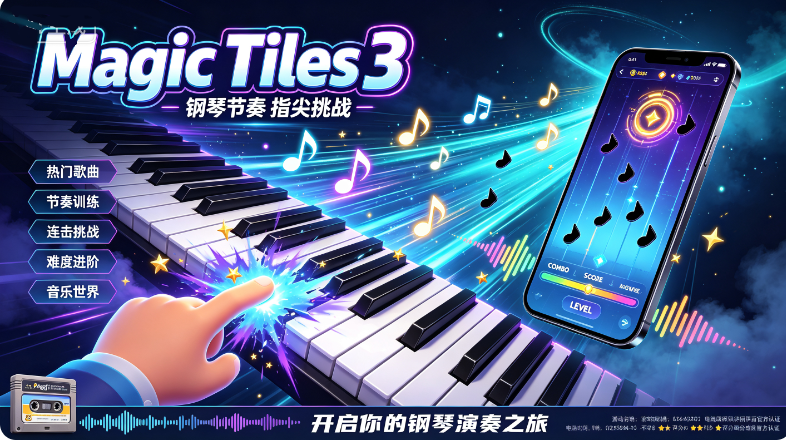 ���ٿ�3�޹�����޽�Ұ�(Magic Tiles 3)