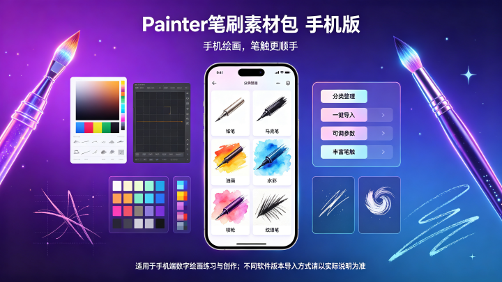Painter��ˢ�زİ��ֻ���