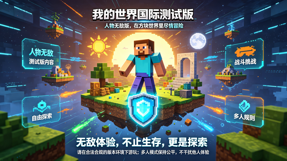我的世界国际测试版人物无敌版 我的世界国际测试版人物无敌版