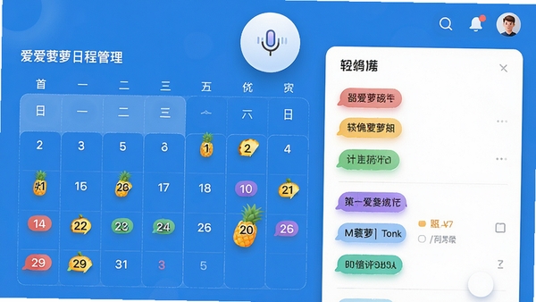 �������ճ̹������棬������ͼ�������б����ţ���ɫ��ǩ���࣬��������������������UI��ˬ����ɫ���⣬��ϸ����Ⱦ