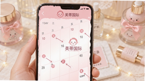 ���ٹ��ʻ����򿨽��棬��������ʾÿ�մ򿨱�ǣ����ĳ��ɲ鿴������¼�������Է�ɫΪ�����ֻ�������ʾ�����ٹ��ʡ�logo������Ϊ��͵ķ۰׽��䣬������ܰ�ɰ���