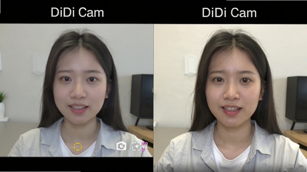 DiDi Cam����¼��Ч���Ա�ͼ�������ͨ¼�ƣ��Ҳ�DiDi Cam¼�ƣ�չʾ����ϸ�ڲ���