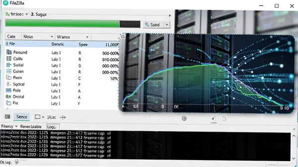 FileZilla������Ƚ��棬ʵʱ��ʾ�ٶ����ߣ��ļ��б�����־���ڣ�����Ϊ��������������ͻ����Ч�ȶ����䡣