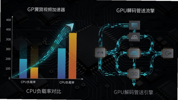 ������Ƶ������GPUӲ���������湤��ʾ��ͼ�����ΪCPU�����ʶԱ�ͼ�����Ҳ�ΪGPU����������̣�����Ϊ��ɫ��·��������������������������Ч��ǿ������������