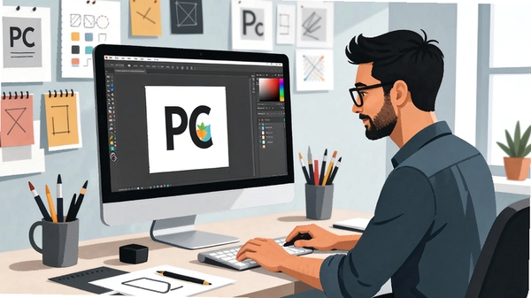PC logo����ʹ�ó���ʾ��ͼ��չʾ���ʦ�ڵ���ǰ��������Ļ����ʾLogo��ƽ��棬��Χ������ز�